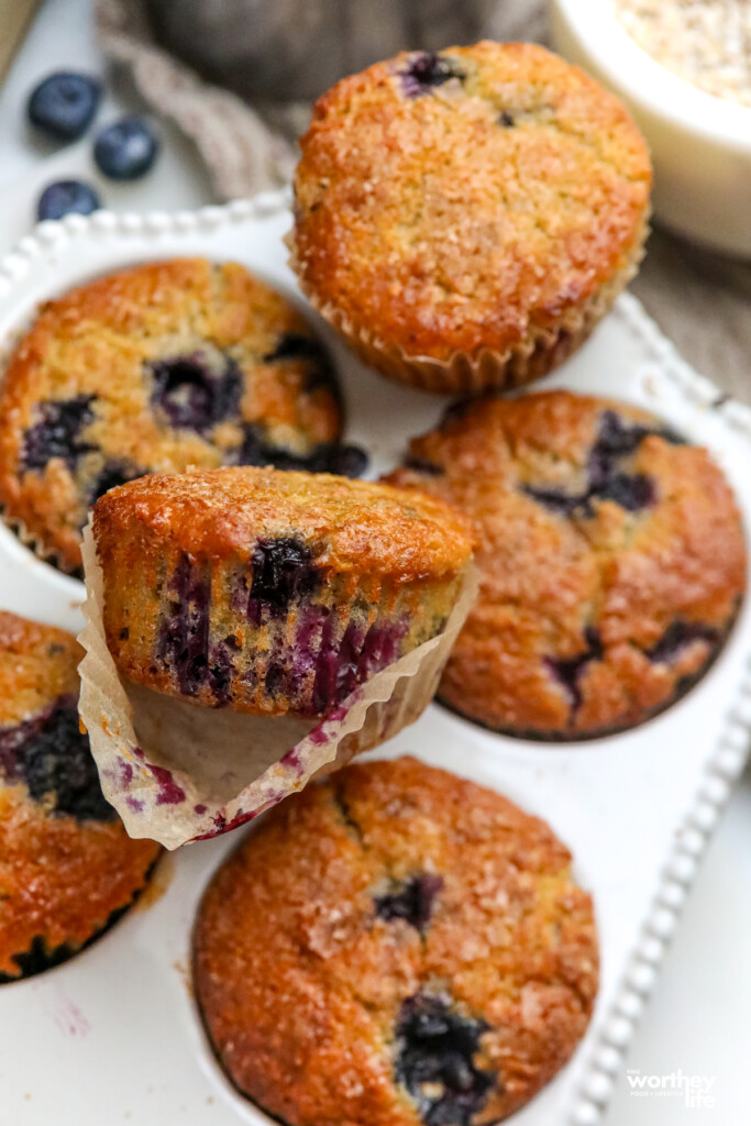 Blueberry Oatmeal Muffins