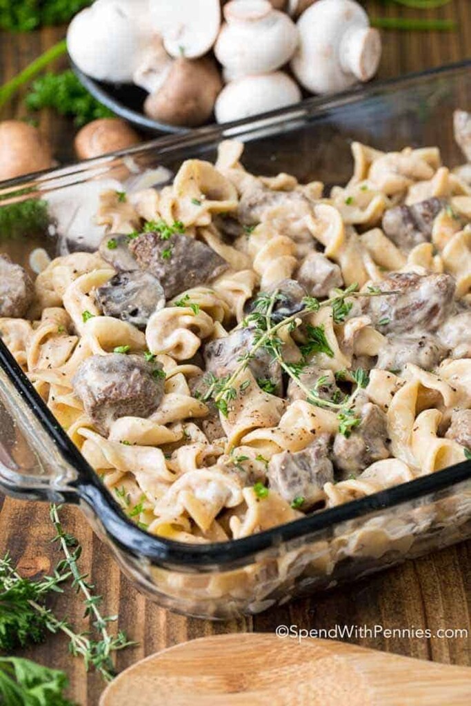 Beef Stroganoff Casserole 