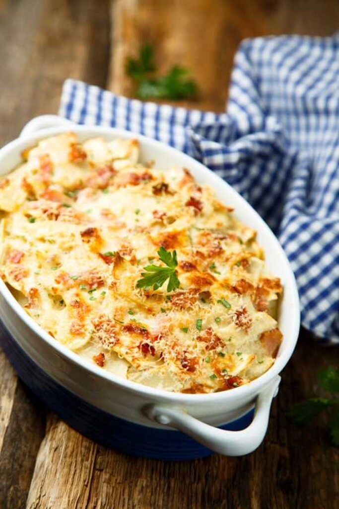 Ham & Noodle Bake