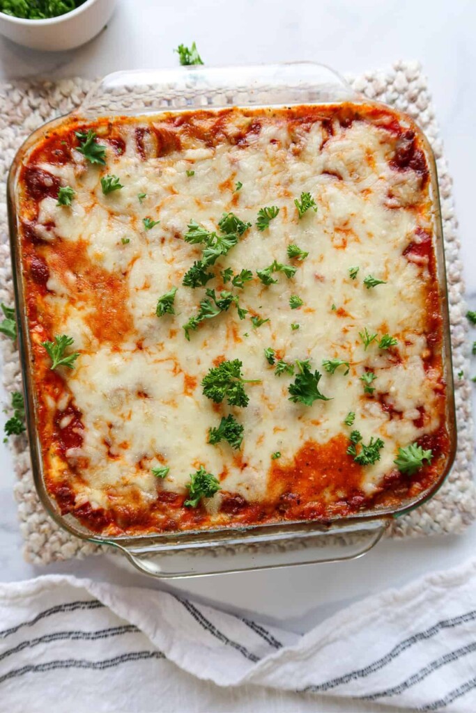 Spaghetti Squash Lasagna Bake