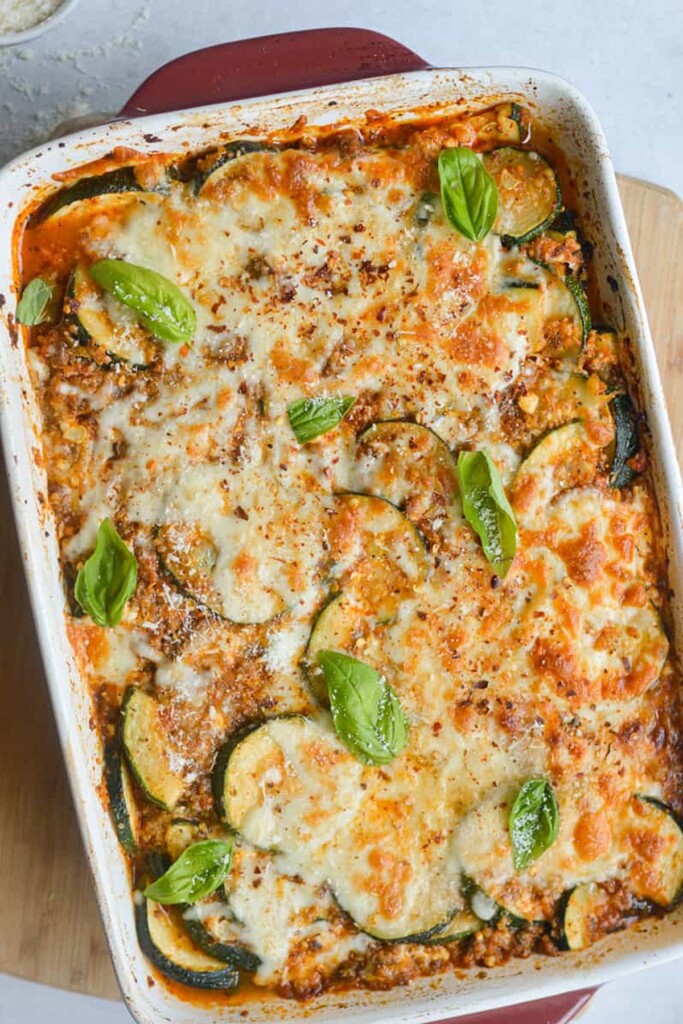 Ground Beef & Zucchini 