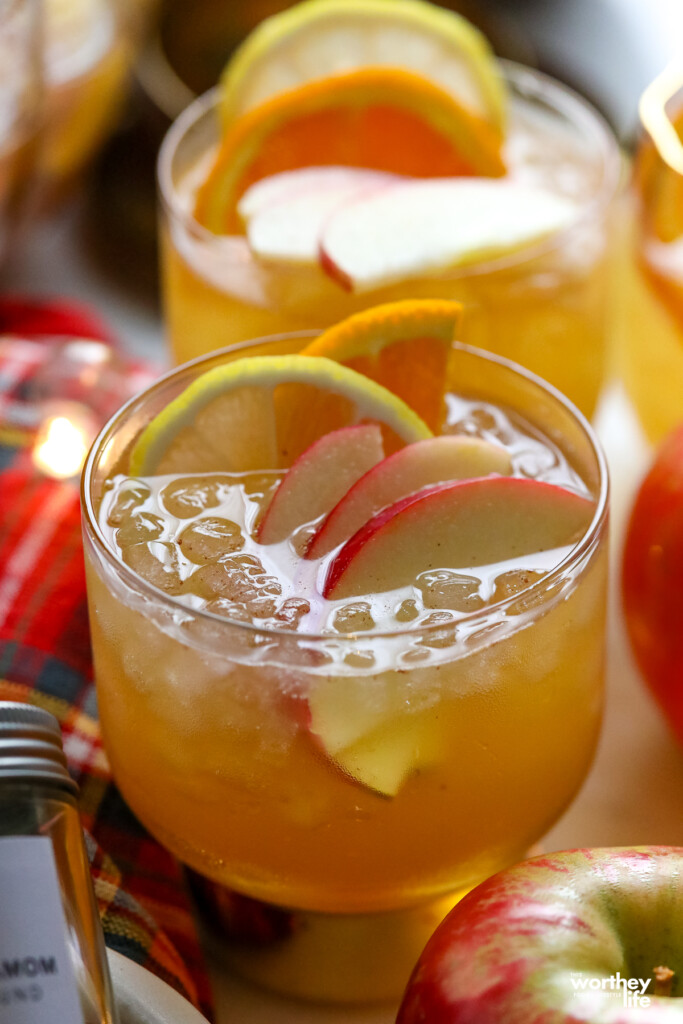 Fall Cocktails with apple cider