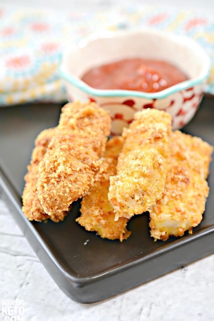 Crispy Keto Air Fryer Fish Sticks