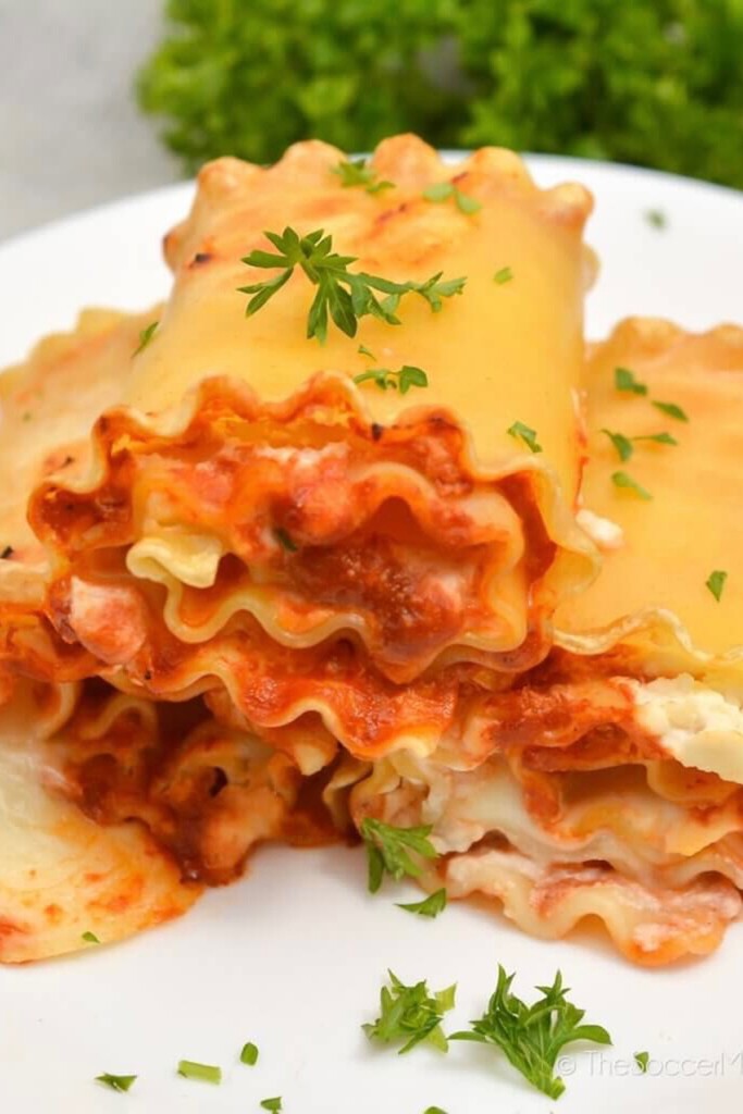 Air Fryer Lasagna Roll Ups