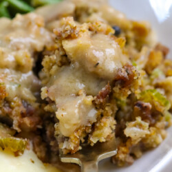 Apple Sausage Cornbread Stuffing