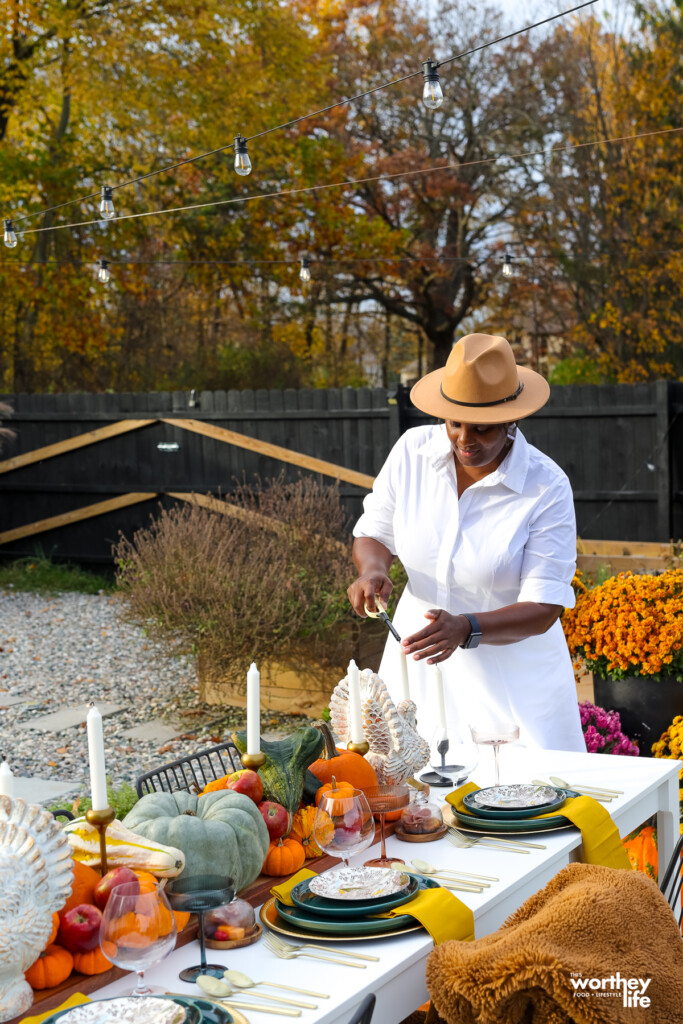 easy thanksgiving tablescape