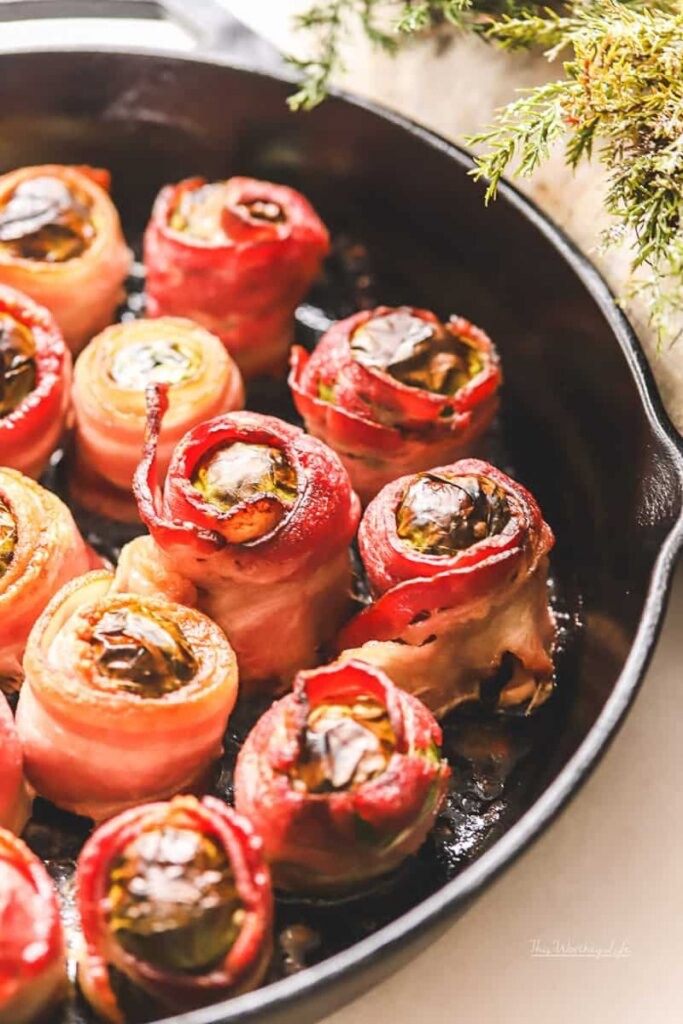 Bacon Wrapped Brussels Sprouts