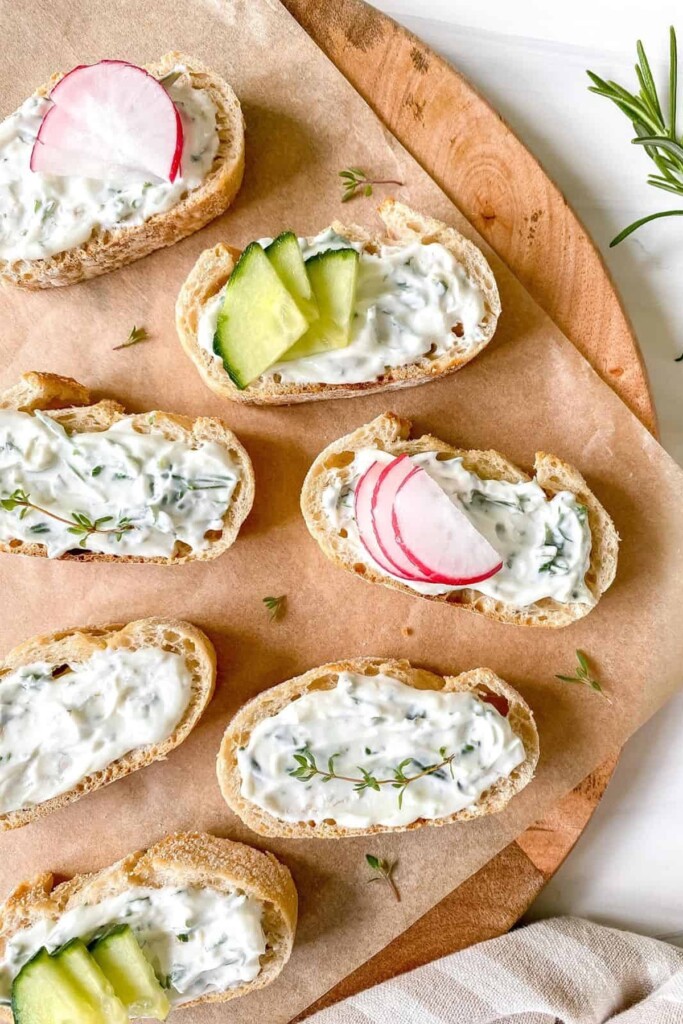 Whipped Ricotta Crostini