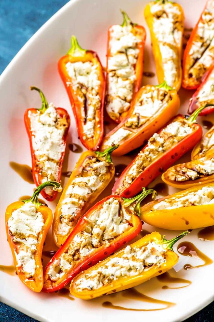 Goat Cheese Stuffed Mini Peppers