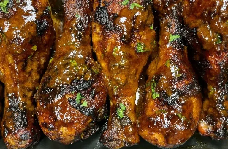 Brown Sugar Garlic Air Fryer Chicken Drumsticks 