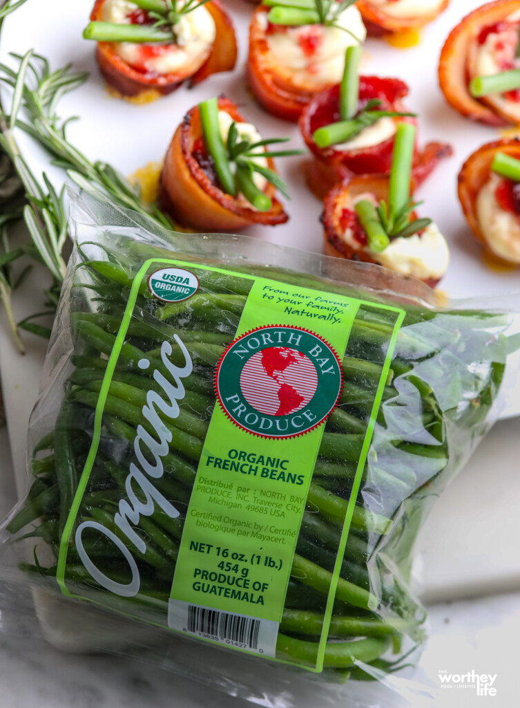 North Bay Produce fresh organic French Green beans packaging