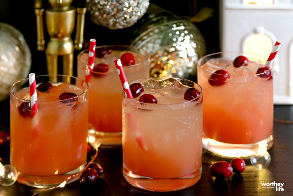 orange cranberry mixed drinks