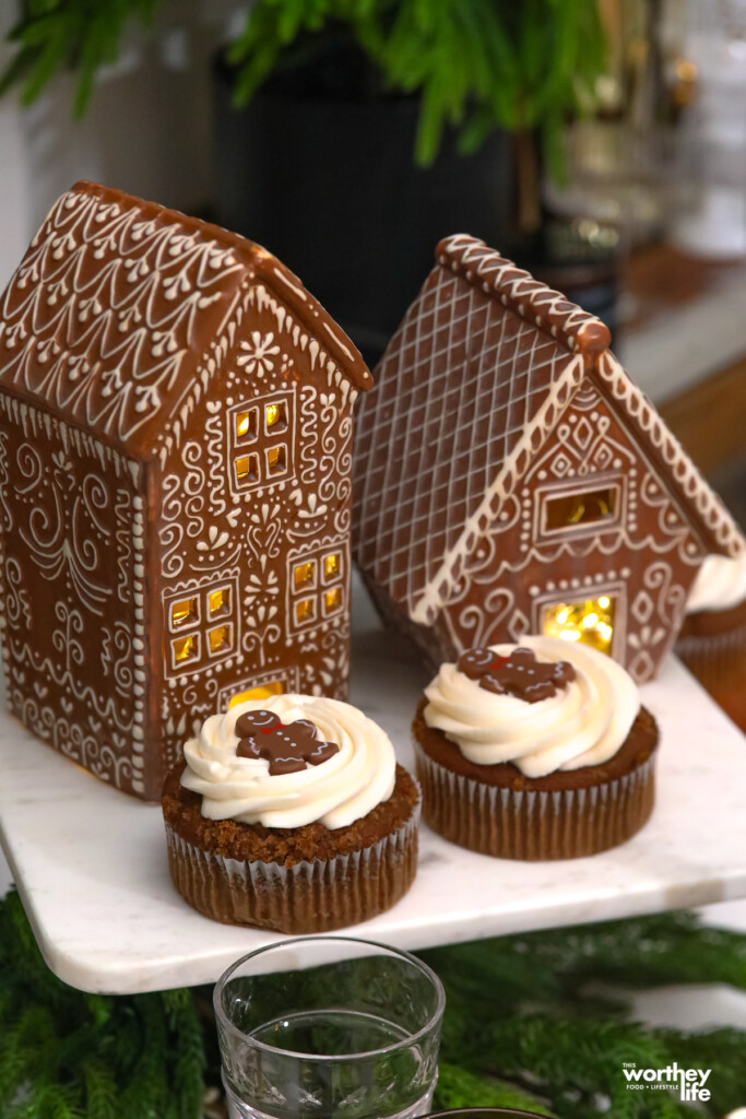 ceramic gingerbread houses pottery barn