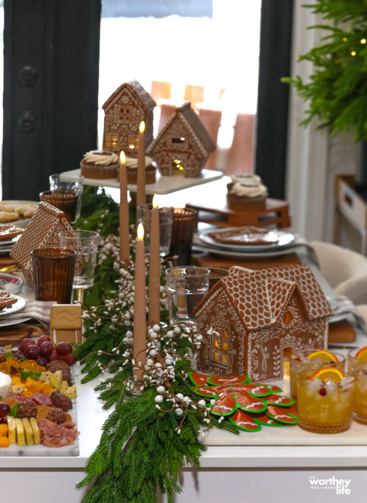 Gingerbread tablescape idea