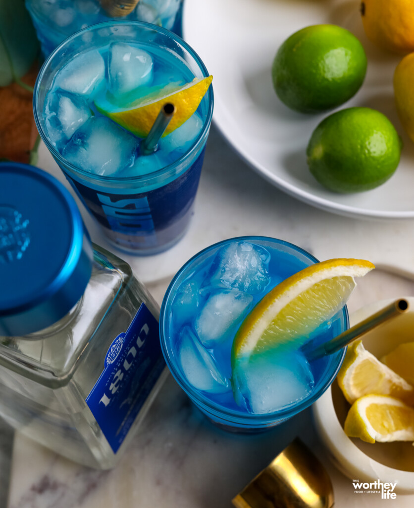 Detroit Lion's unofficial blue cocktail for the game