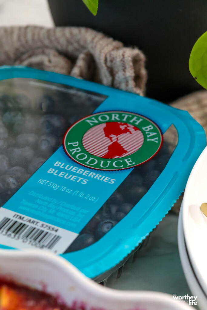 North Bay Produce blueberries in packaging