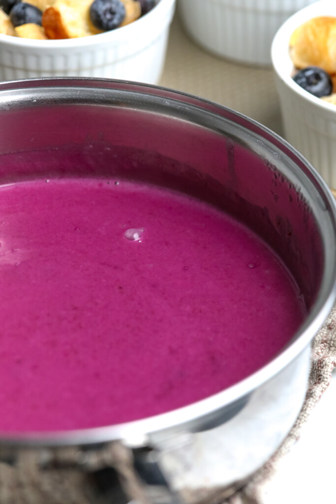 Homemade Creamy Blueberry Syrup
