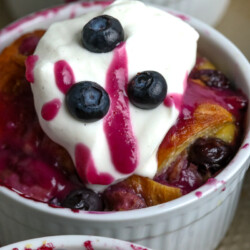 Blueberry Croissant Bake