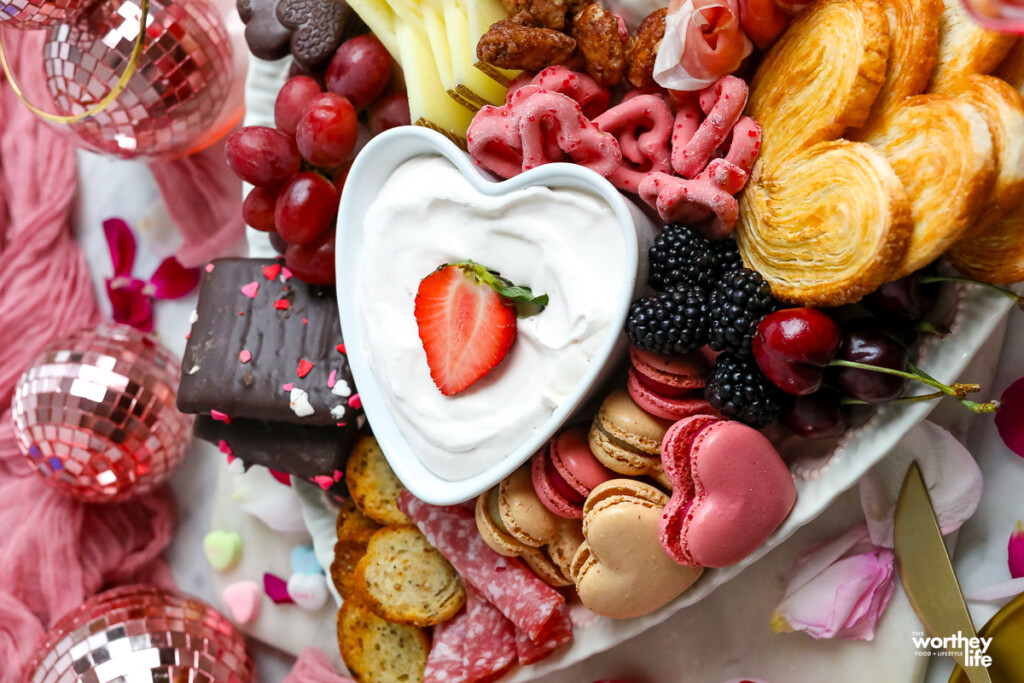 heart-shaped food items for Valentine's Day