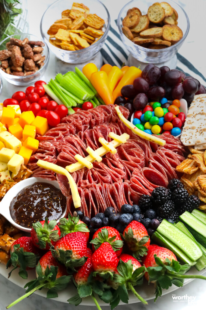 Football Themed Charcuterie Board