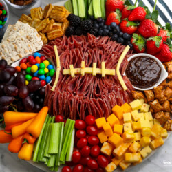 Football Themed Charcuterie Board