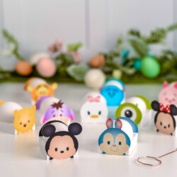 Tsum Tsum egg holders with a disney theme