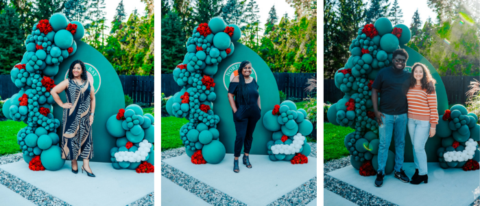 balloon feature wall for a photo opp for parties