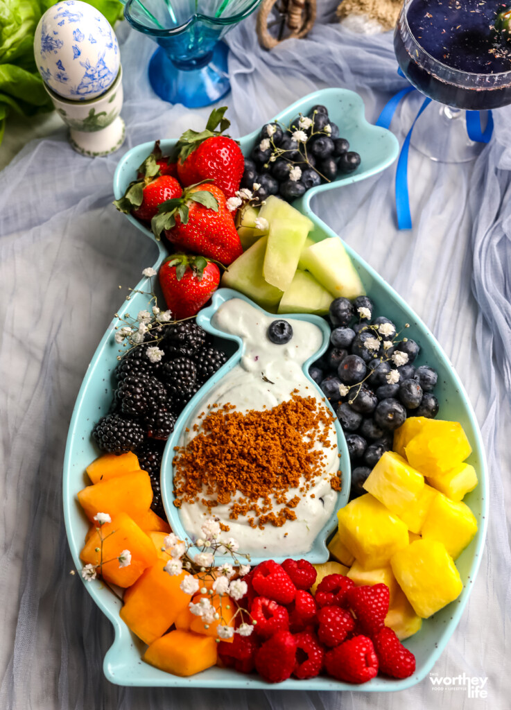 easter fruit platter