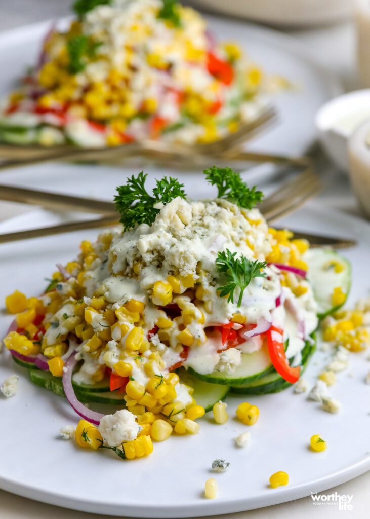 Sweet Corn Cucumber & Dill Salad