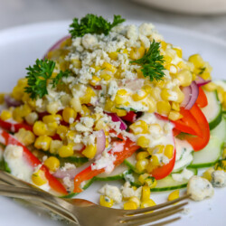 Sweet Corn Cucumber & Dill Salad