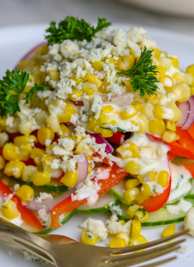 Sweet Corn Cucumber & Dill Salad