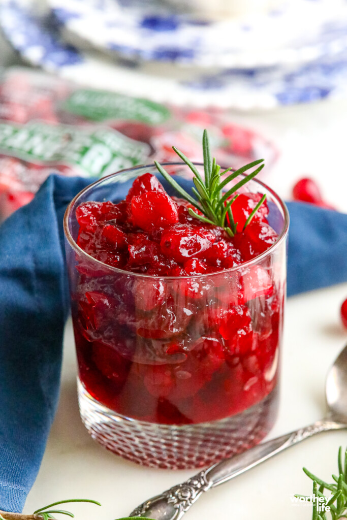 homemade whole berry cranberry sauce