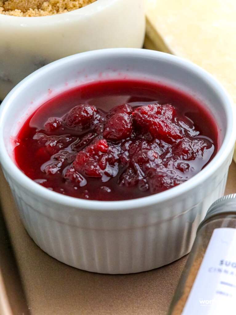 homemade cranberry sauce