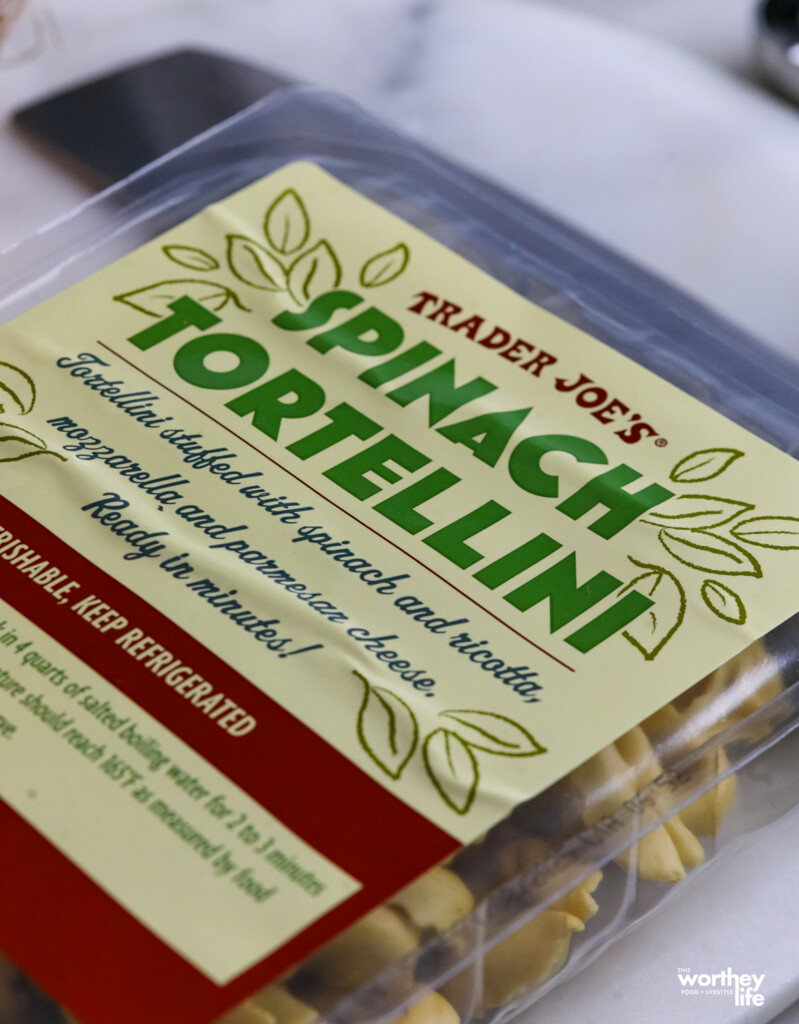 spinach tortellini from trader joe's