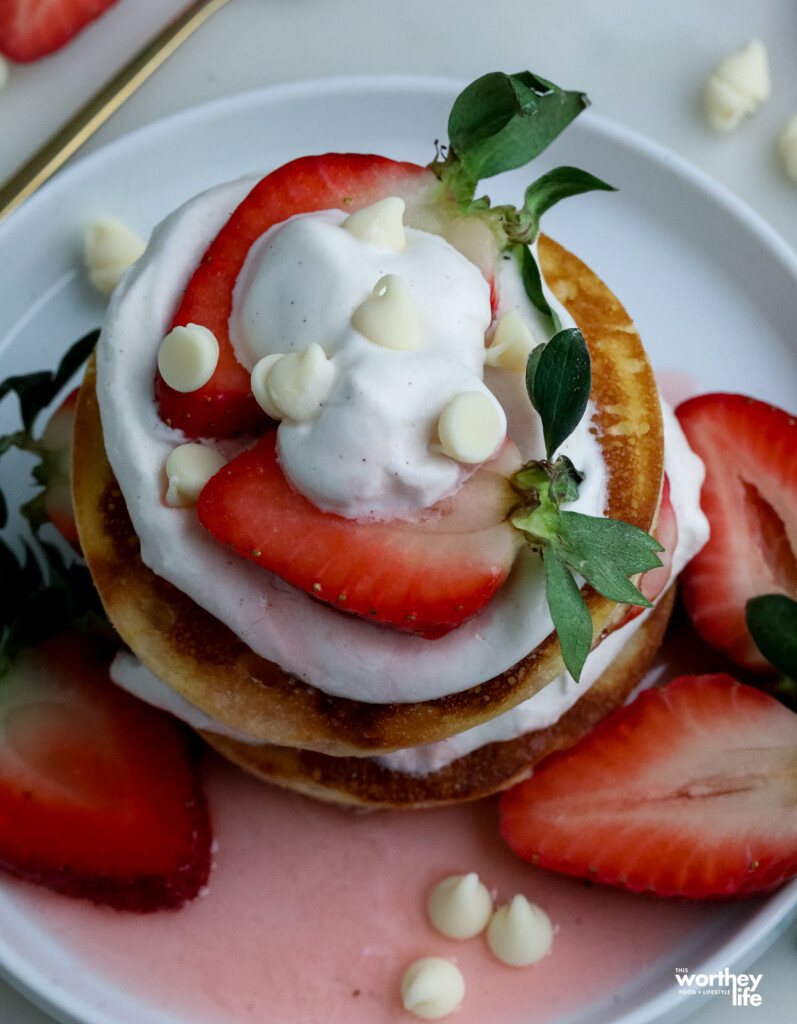 Strawberry Shortcake Pancakes