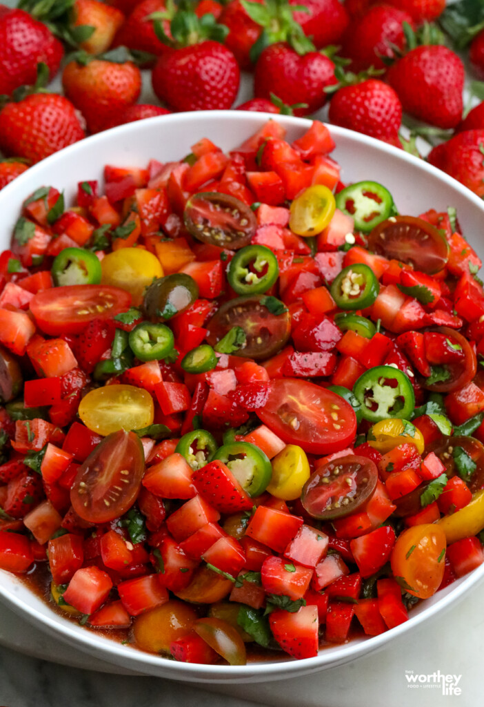 Easy Strawberry Salsa