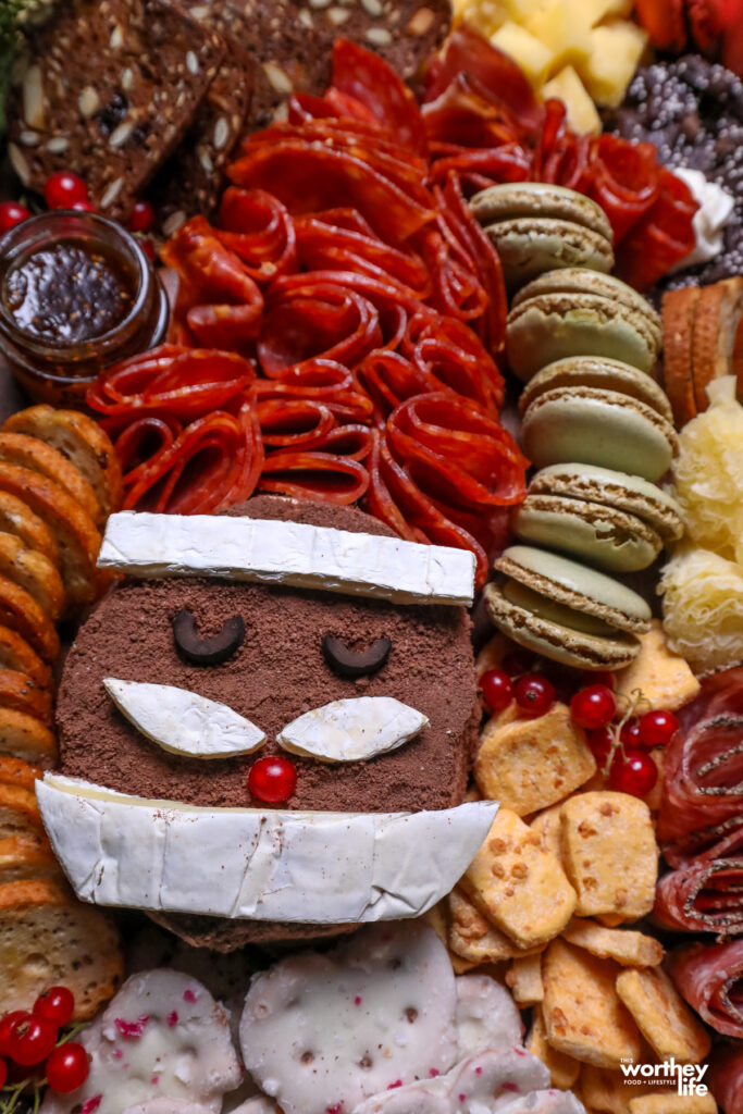 santa charcuterie face