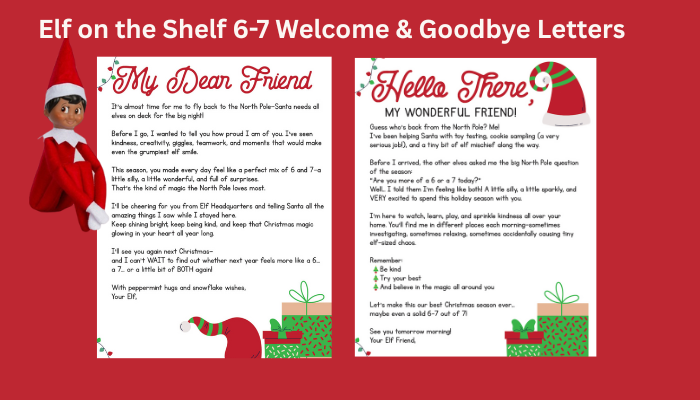 elf on the shelf 6-7 letters
